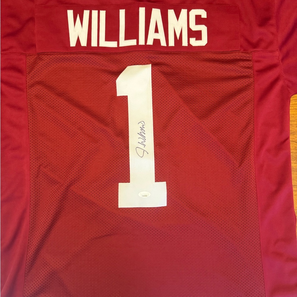 Alabama Jameson Williams Signed Jersey
